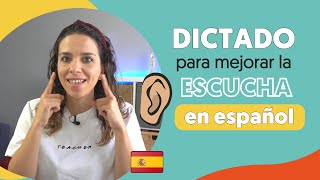 DICTATION to improve your SPANISH LISTENING skills || Learn Spanish