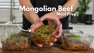 25 Minute Meal Prep For The Week | Mongolian Beef Stir Fry