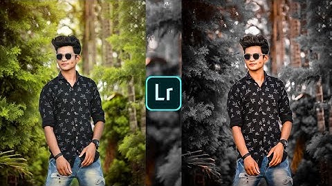 Lightroom dark and orange effect photo editing tutorial | lightroom background colour change preset