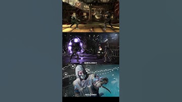 MK9 vs MKX vs MK1 - Smoke X-Rays & Fatal Blow Comparison  #shorts