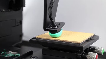 The SynTouch Toccare Haptics Measurement System in action