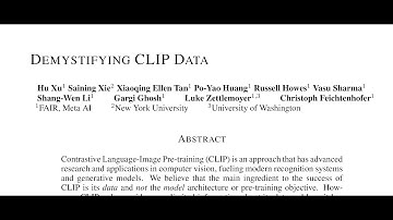 Demystifying CLIP Data