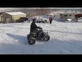 Drifting a Predator 212cc Powered ATV!!!!!! (smoked the belt)