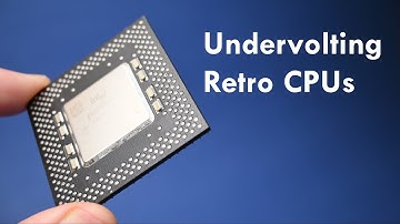 Undervolting Retro CPUs to extend life, save power, reduce heat and noise