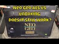 Neo Geo AES US Gold Unboxing & Testing