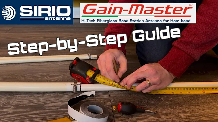 SIRIO 5/8 Gainmaster Antenna Assemble: Step-by-Step Guide