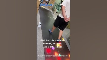 Gled floor screen Interactive LED floor screen  #led #automobile #displayled #display #smart  #light