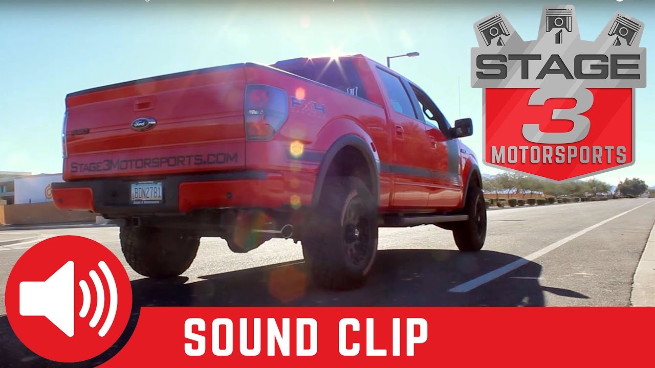 2011-2013 F-150 5.0L MBRP XP-Series 3" Single Side Exit Cat-Back Exhaust Sound Clip