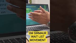 IIM SIRMAUR Waitlist Movement 2026 | BIG Update#waitlistmovement #amityadavsirdau #mba #iimsirmaur