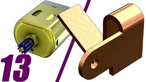 Project 11 |SolidWorks Tutorial| DC motor : 13- end contact -sheet metal