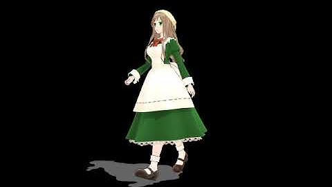 [MMD] 4 walking cycles animation practice [aph]