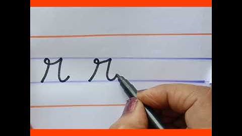 Small cursive letter r