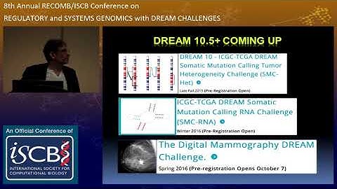 Welcome & Announcements - RECOMB/RSG 2015