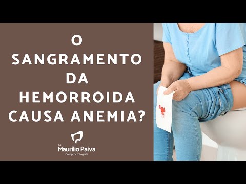 Vídeo: O sangramento de hemorróidas pode causar anemia?