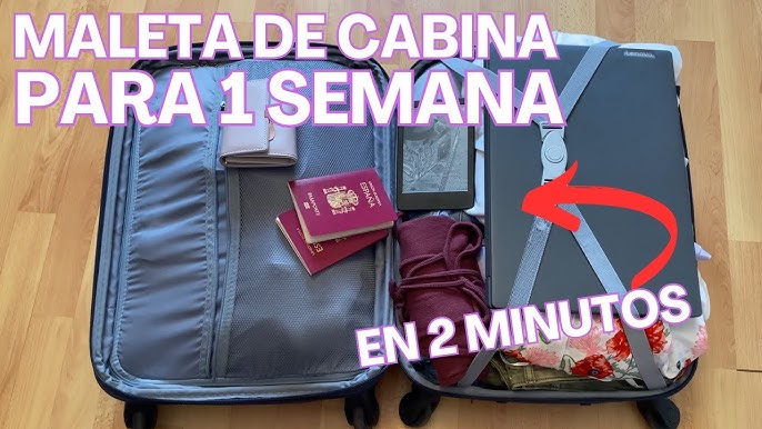 Cómo organizar la maleta de mano - 1 mes de viaje