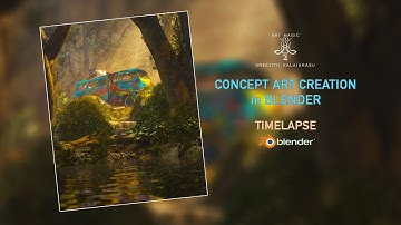 BLENDER 3D CONCEPT ART |SPEED ART