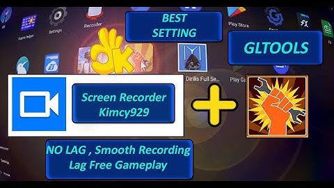 BEST screen recording + GLTool Settings | PUBG mobile |Phoenix OS| No lag | Low End PC | Lag Fixed |