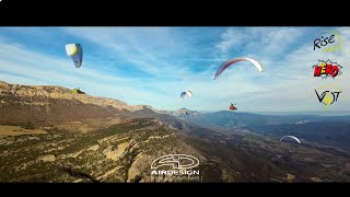 AirDesign paragliding trilogy: Rise 5, Volt 5 & Hero 2