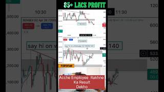 Eighty Five lakh profit #shorts #trading #stockmarket #viralreels