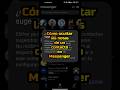 Cómo ocultar las notas de un contacto en Messenger #shorts #messenger