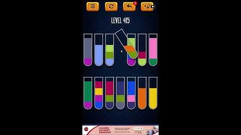 Water Sort Puzzle - Color Liquid Sorting Game Level 415 Solution