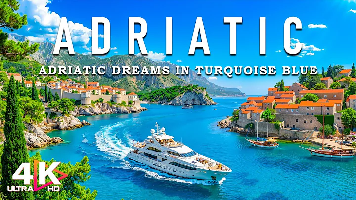 [4K] Adriatic 2025 🇭🇷 Sunlit Coastlines & Turquoise Waters Aerial Journey With Deep House Chill