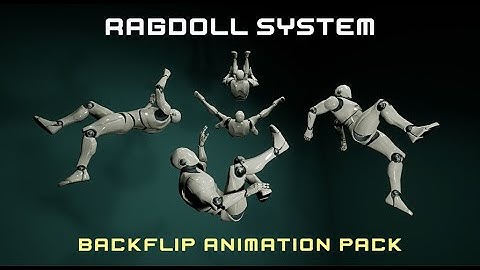 Ragdoll System / Backflip Animation Pack - Unreal Engine 4