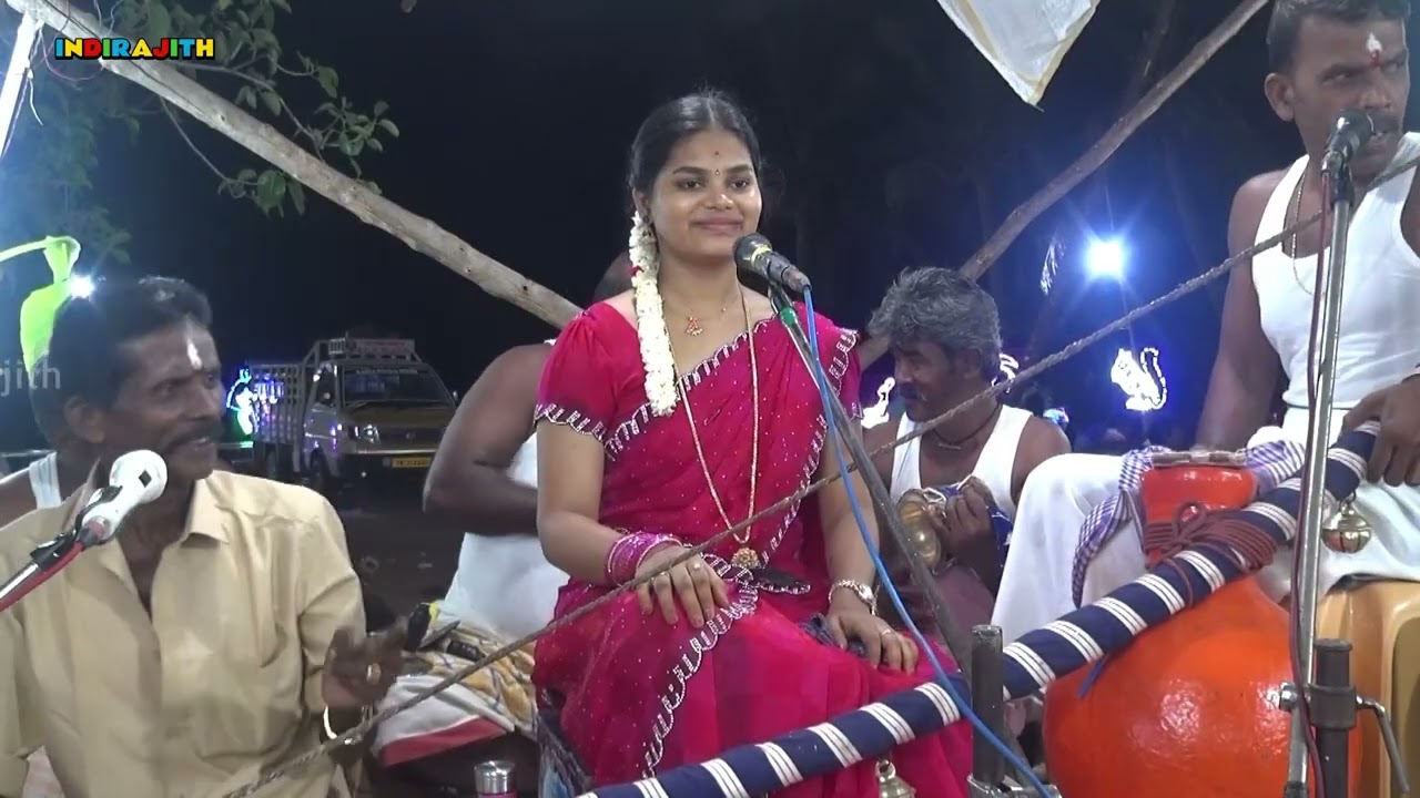 💥தென்காசி இளம்புயல் மாதவி 🔥ஆவேசமான வில்லுப்பாட்டு || MADHAVI VILLUPATTU #indirajith