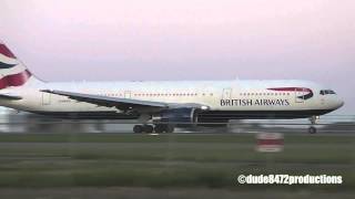 British Airways 767-336Er Departing Calgary ᴴᴰ