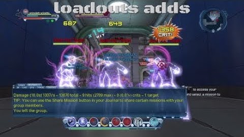 DCUO I MENTAL DPS OP* LOADOUTS ADDS AND BOSS