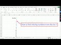 How to find missing numbers | MS Excel Tips & Tricks Tutorial