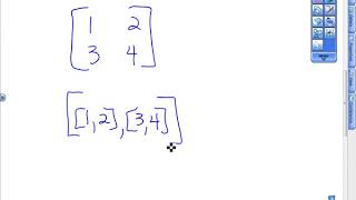 How to enter a Matrix in Webwork