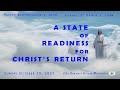 A State of Readiness for Christ&#39;s Return