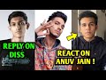 Talha anjum react on anuv jain  umer anjum reply on diss