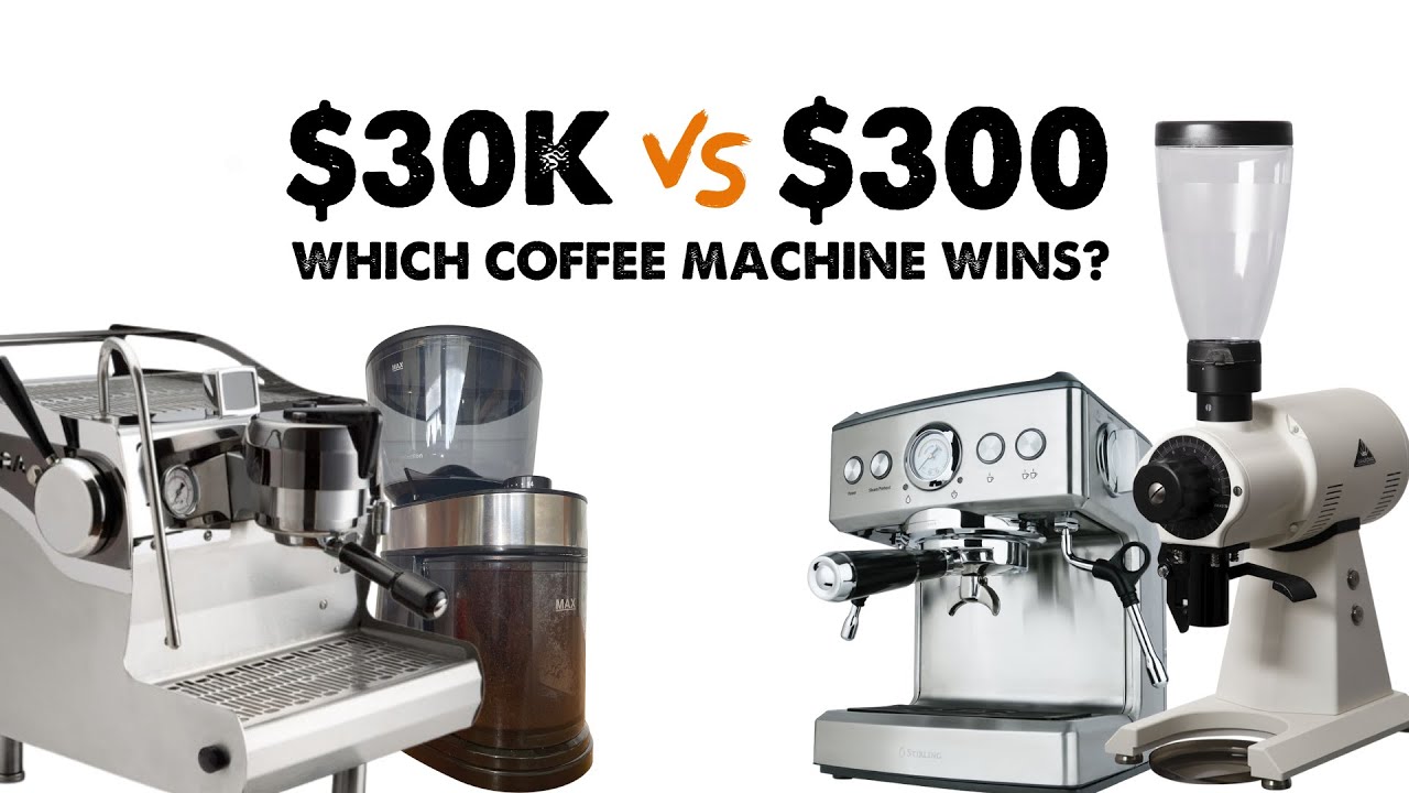 What happens when my 30,000 coffee machine goes up against your 300