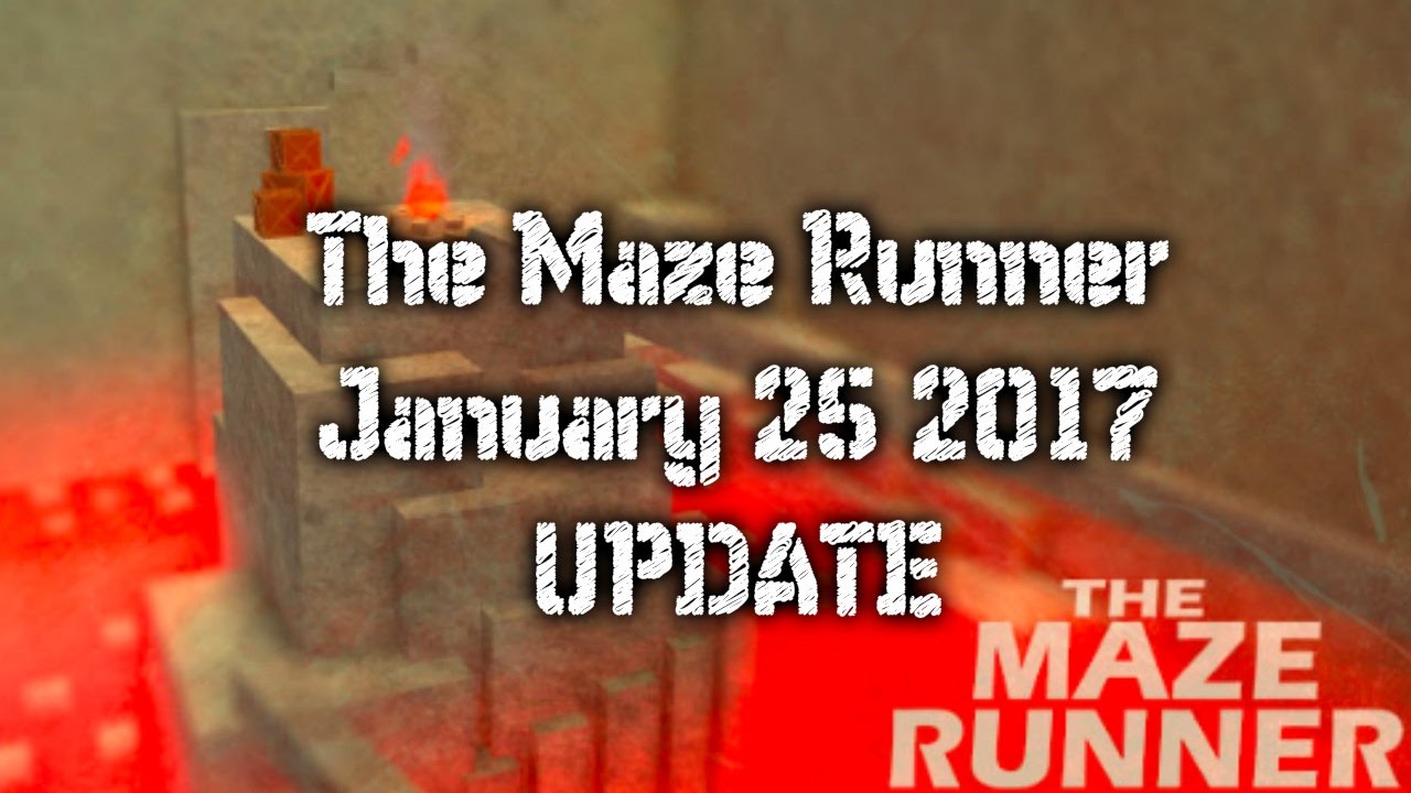The Maze Runner Exit January 25 2017 Old Path Roblox Youtube - old maze runner roblox