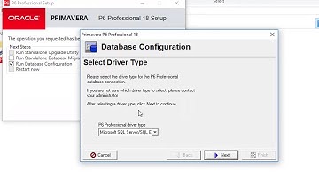 Download and install primavera P6 - SQLite Database
