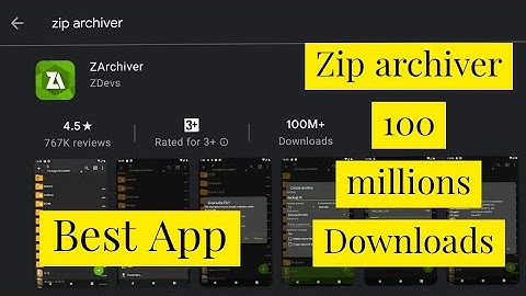 Zip archiver application review Bangla||Zip file extracting apps||zip file
