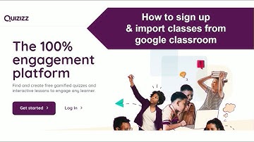 How to Sign Up and Import Classes to Quizizz | 【For Teachers】