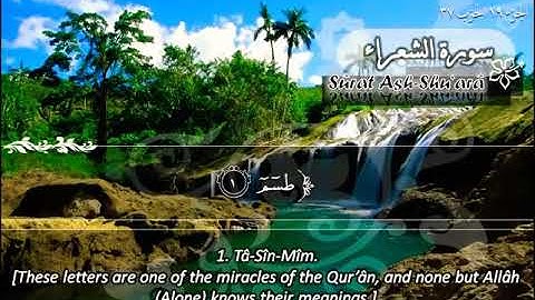 سورة الشعراء ( 26 ) الشيخ ماهر المعيقلي.. نوع السوره ( مكية )