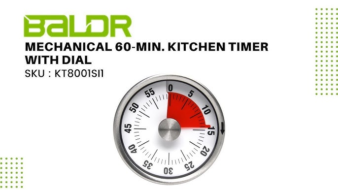 BEAMNOVA 6 Channel Digital Kitchen Timer Cooking Reminder Commercial Loud Ring Alarm Stainless Steel Adjustable Volume