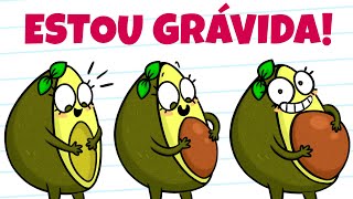 Fruta grávida?! - Desenhos