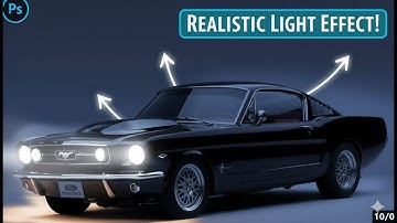 Add Realistic Light in Photoshop l Add Realistic Glowing Light Effect in Photoshop