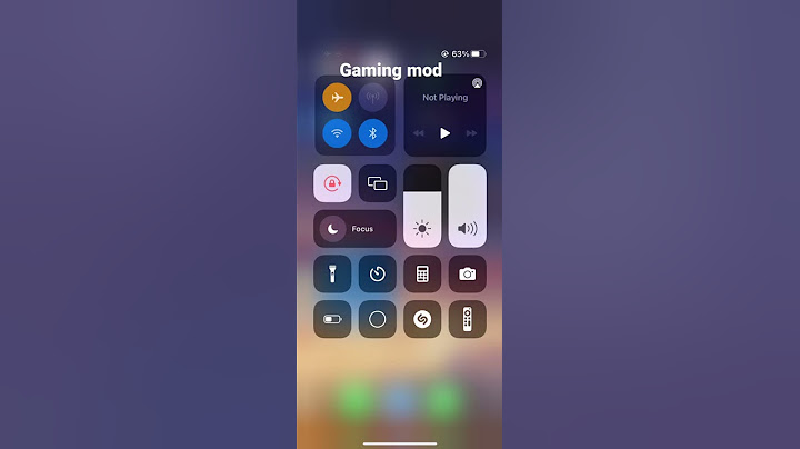 Gaming mode in Iphone