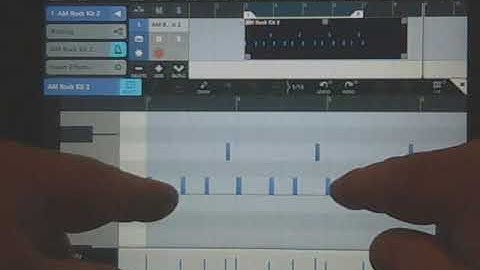Ipad and Cubasis Midi Drums #3