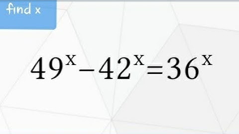 Solving Exponential Equation | @Olympiadlearning