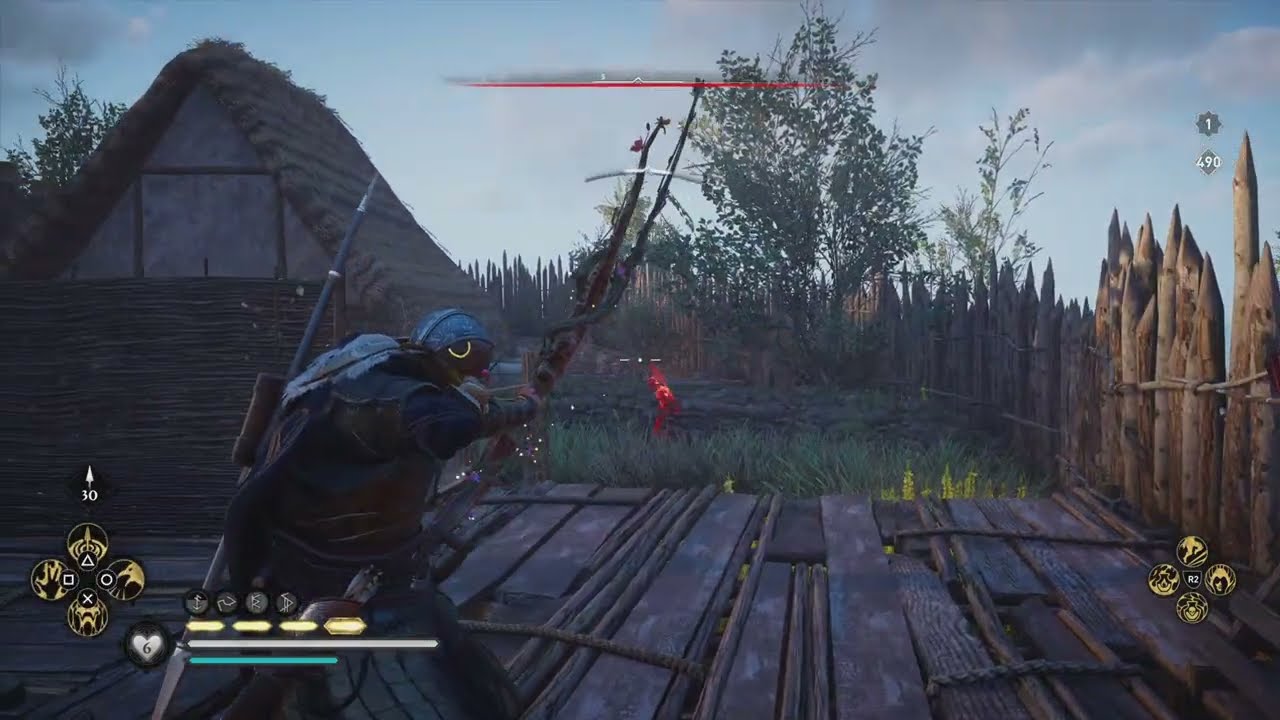 A Range Stealth Build Gameplay - Aesir Nightmare Difficulty - AC Valhalla