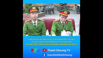 Công an xã Xuân Lâm ra quân tấn công trấn áp tội phạm, bảo đảm ANTT phục vụ Đại hội Đảng.