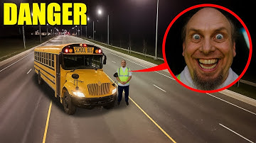 IF YOU SEE A BUS DRIVER SMILE AT YOU, RUN AWAY FAST! (you’re a target)