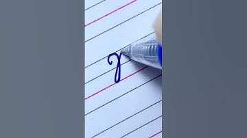 Learn cursive handwriting - Capital Letter P